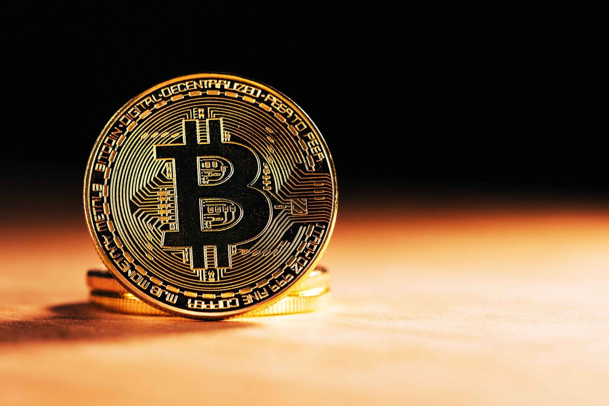 Bitcoin price represented in an image.