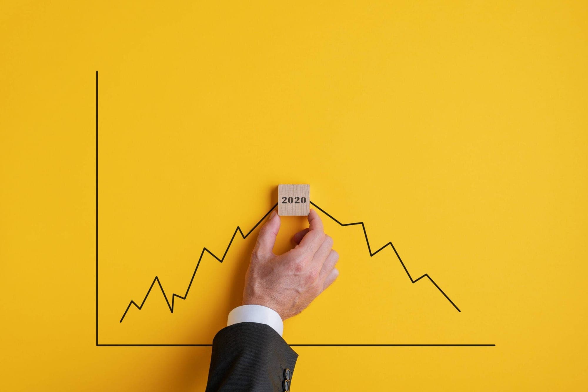 Global Recession represented in an image.