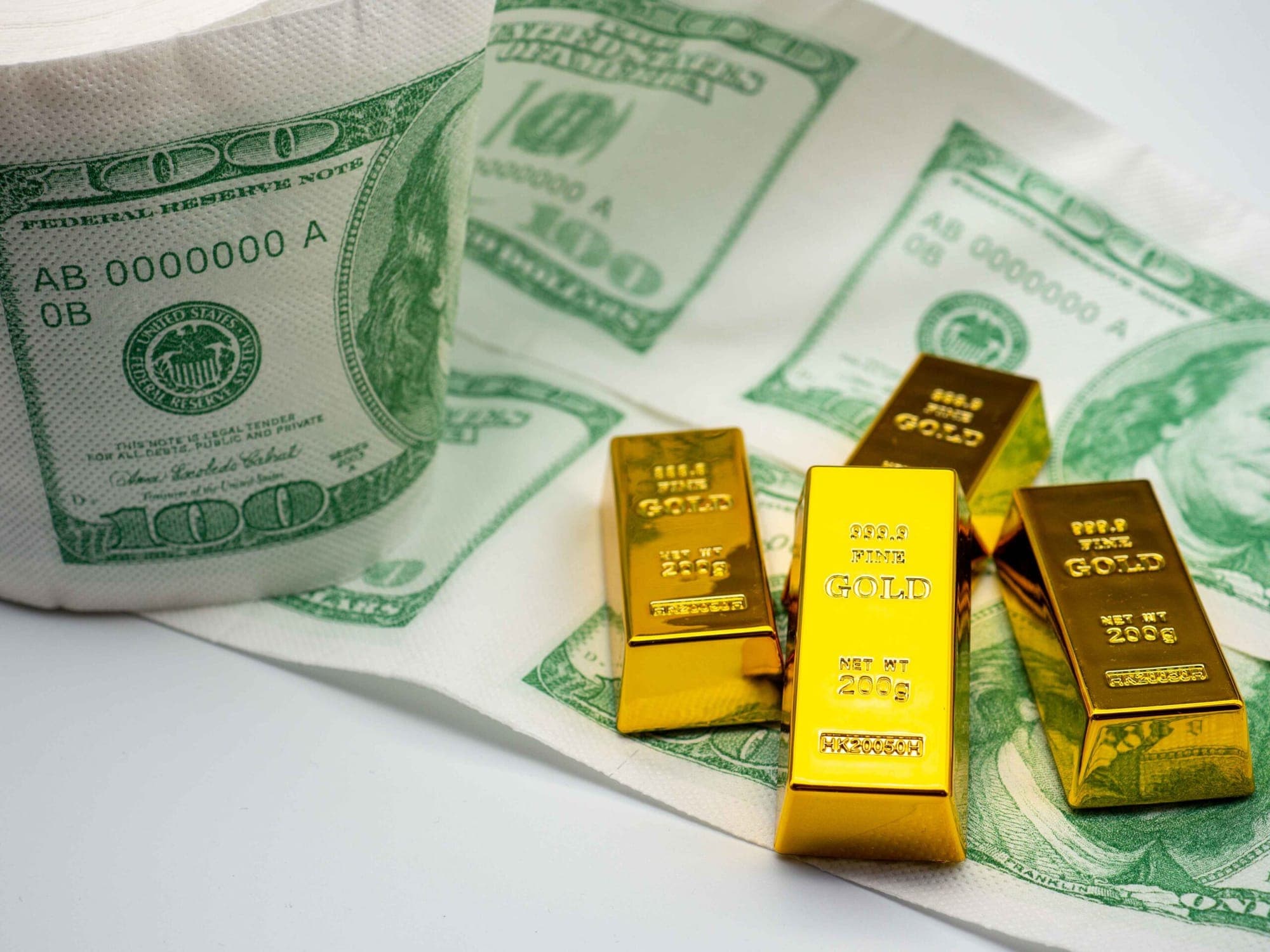 Gold market trends represented in an image.