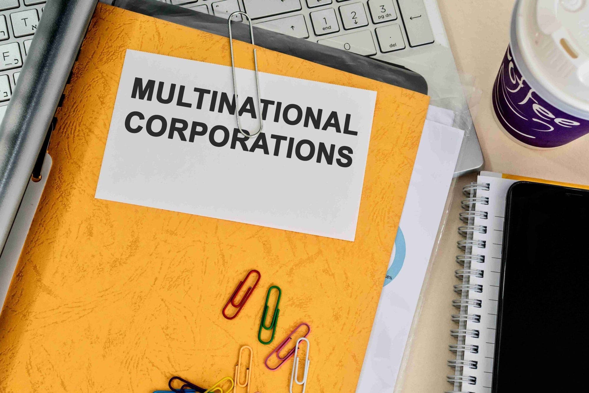Multinational Corporations Impact represented in an image.