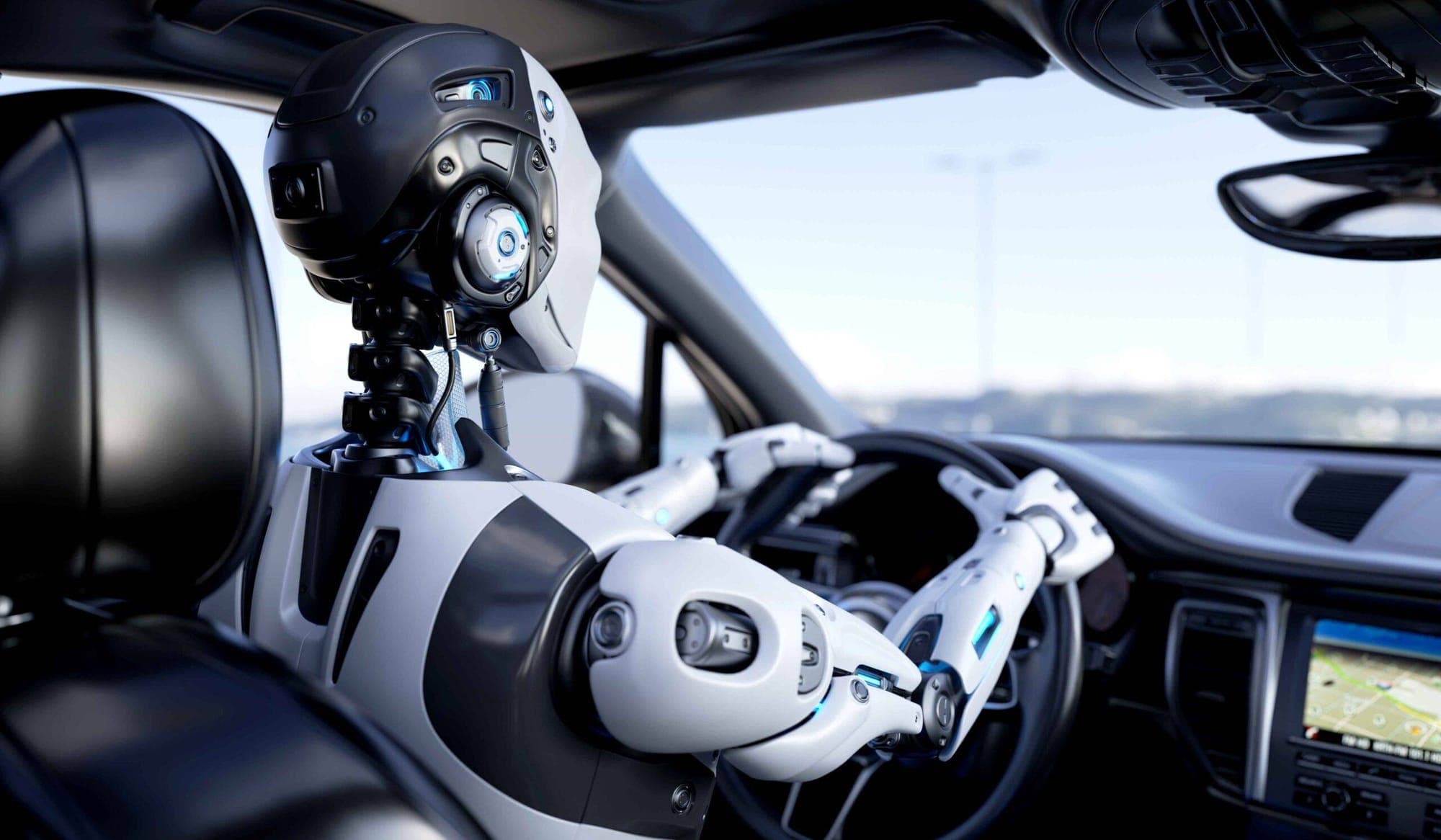Robotaxis represented in an image.