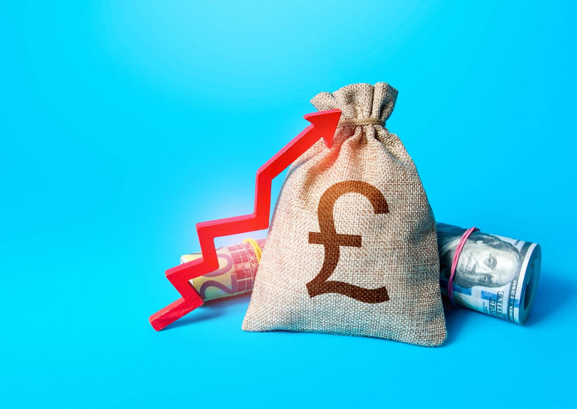 Sterling Bolstered by Record UK Wage Growth represented in an image.