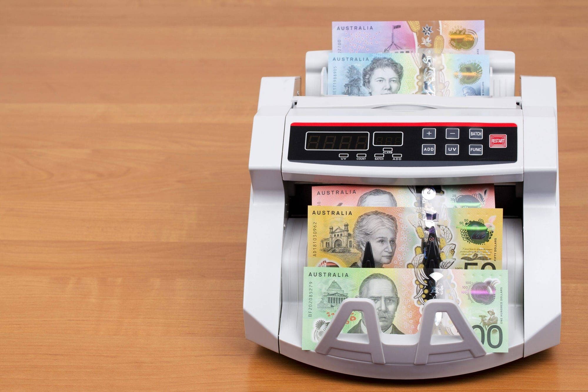 Uncertain Future for AUD/USD represented in an image.
