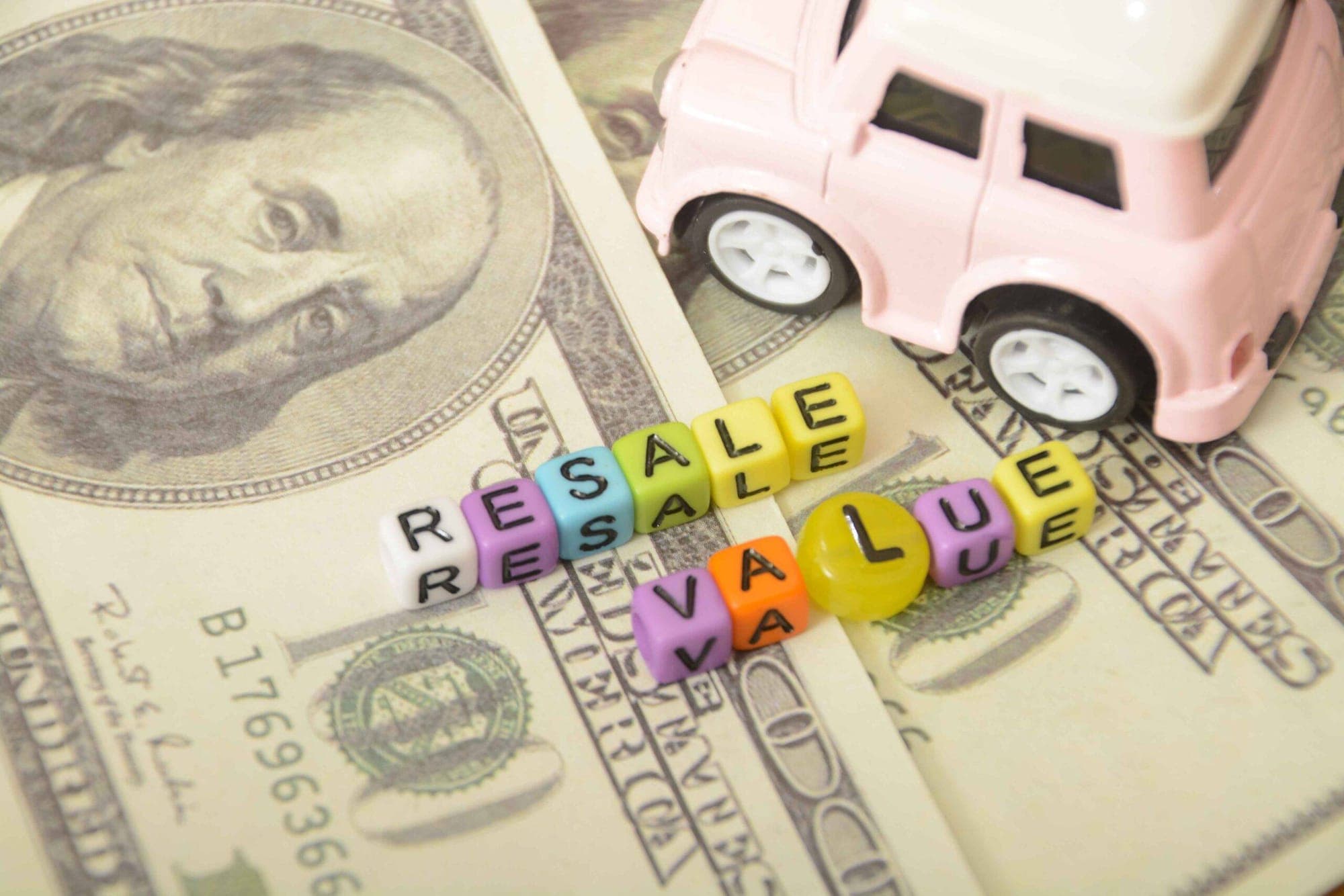 Tesla Resale Value Drop represented in an image.