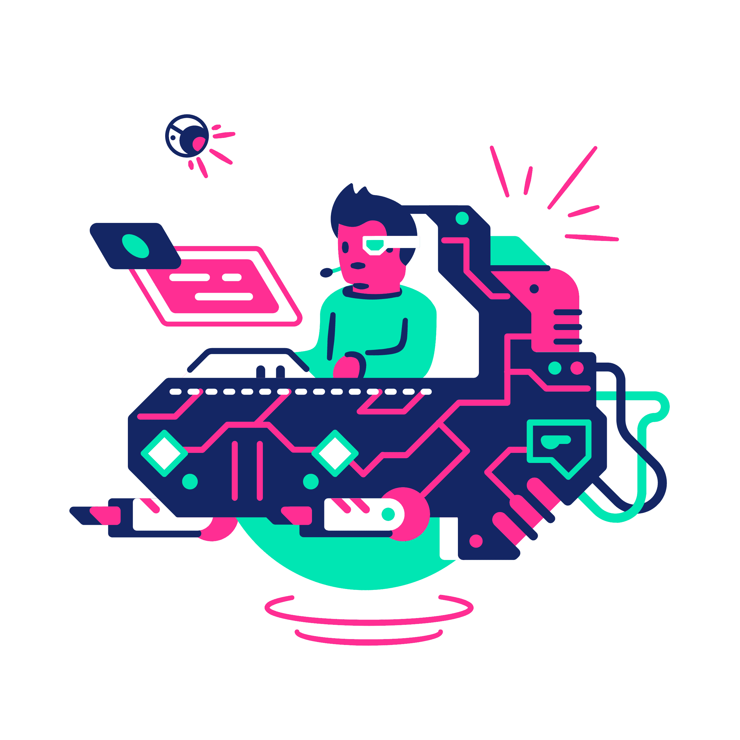 Future of Work represented in an mage.