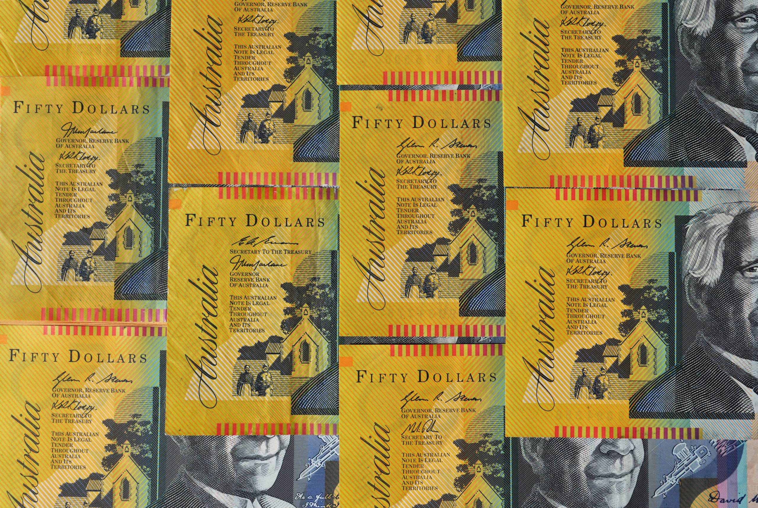 AUD/USD Surge represented in an image.