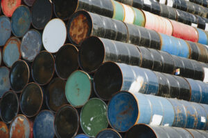 Crude Oil Dip represented in an image.