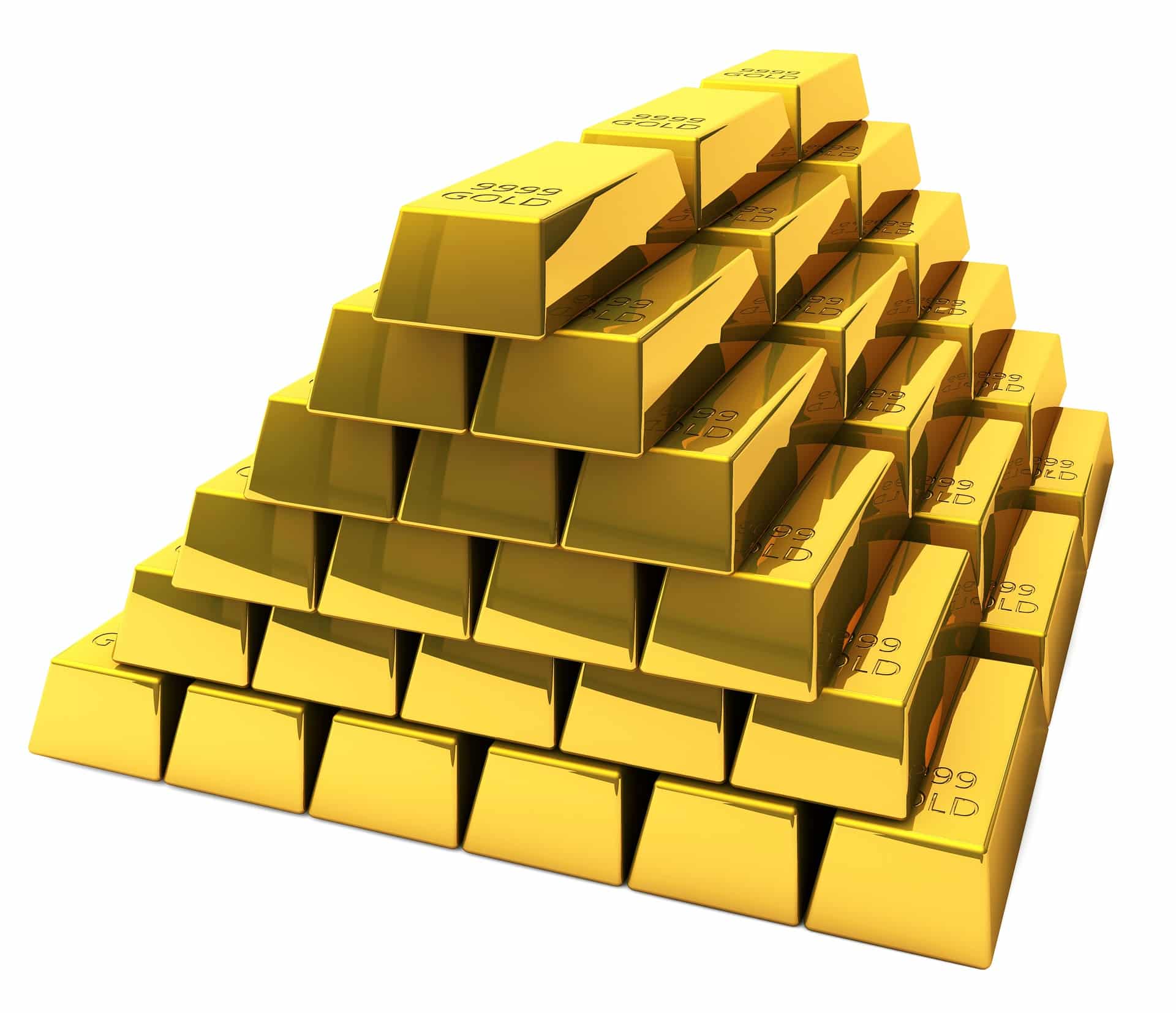Gold represented in an image.
