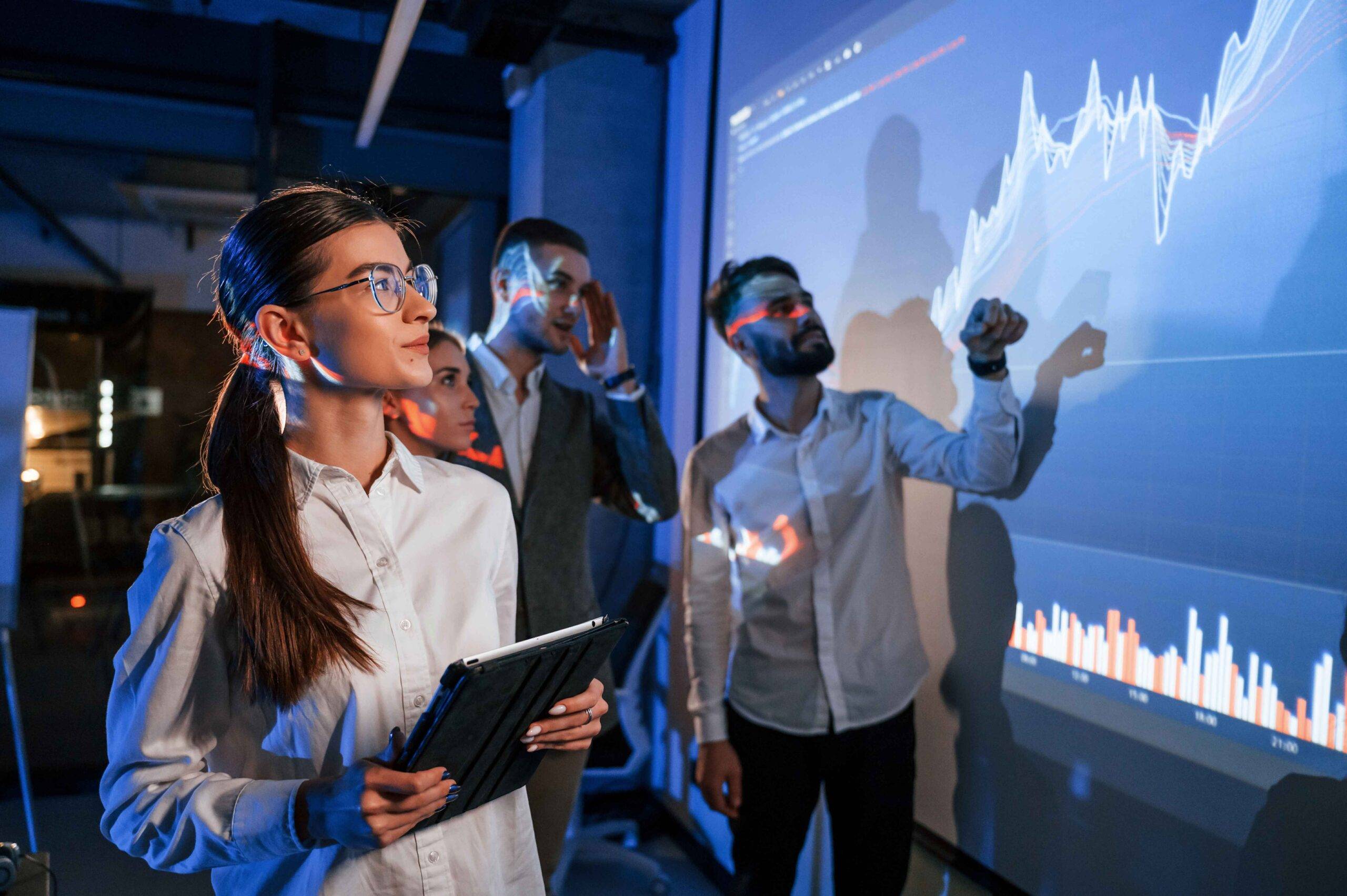 Fintech valuations represented in an image.